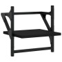 Estantes de pared con barras 6 pzas madera de ingeniería negro de , Estantes y estanterías - Ref: Foro24-836268, Precio: 59,0...