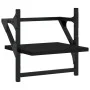 Estantes de pared con barras 6 pzas madera de ingeniería negro de , Estantes y estanterías - Ref: Foro24-836268, Precio: 58,3...
