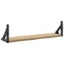 Estantes de pared 2 unidades roble Sonoma 60x15x15,5 cm de , Estantes y estanterías - Ref: Foro24-836324, Precio: 27,32 €, De...