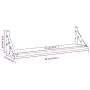 Estantes de pared 2 unidades roble Sonoma 60x15x15,5 cm de , Estantes y estanterías - Ref: Foro24-836324, Precio: 27,32 €, De...
