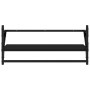 Estantes de pared con barras 4 pzas madera de ingeniería negro de , Estantes y estanterías - Ref: Foro24-836263, Precio: 36,9...
