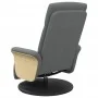 Sillón reclinable con reposapiés tela gris oscuro de , Sillones - Ref: Foro24-356522, Precio: 240,44 €, Descuento: %