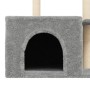 Rascador para gatos con postes de sisal gris claro 110 cm en Mobiliario para gatos | Comprar online en Foru.es