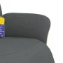 Sillón reclinable de masaje con reposapiés tela gris oscuro de , Sillones - Ref: Foro24-356534, Precio: 282,58 €, Descuento: %