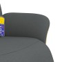 Sillón reclinable de masaje con reposapiés tela gris oscuro de , Sillones - Ref: Foro24-356534, Precio: 234,35 €, Descuento: %