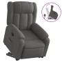 Sillón reclinable elevable de tela gris oscuro en Sillones | Comprar online en Foru.es