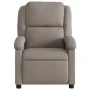 Sillón reclinable de tela gris taupe de , Sillones - Ref: Foro24-371759, Precio: 186,30 €, Descuento: %