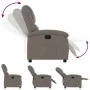 Sillón reclinable de tela gris taupe de , Sillones - Ref: Foro24-371759, Precio: 186,30 €, Descuento: %