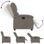 Sillón reclinable de tela gris taupe de , Sillones - Ref: Foro24-371759, Precio: 233,59 €, Descuento: %