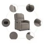 Sillón reclinable de tela gris taupe de , Sillones - Ref: Foro24-371759, Precio: 186,30 €, Descuento: %