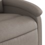 Sillón reclinable de tela gris taupe de , Sillones - Ref: Foro24-371759, Precio: 233,59 €, Descuento: %