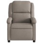 Sillón de masaje reclinable de tela gris taupé de , Sillones - Ref: Foro24-371771, Precio: 210,43 €, Descuento: %