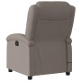 Sillón de masaje reclinable de tela gris taupé de , Sillones - Ref: Foro24-371771, Precio: 210,43 €, Descuento: %