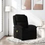 Sillón reclinable de masaje de tela negro de , Sillones - Ref: Foro24-371765, Precio: 205,72 €, Descuento: %