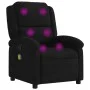 Sillón de masaje reclinable de terciopelo negro de , Sillones - Ref: Foro24-371814, Precio: 220,30 €, Descuento: %