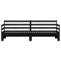 Sofá cama nido madera maciza de pino negro 80x200 cm de , Camas y somieres - Ref: Foro24-836152, Precio: 224,30 €, Descuento: %