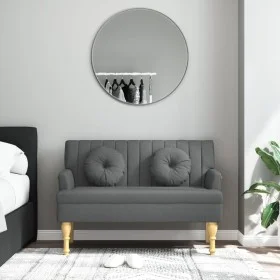 Dark gray fabric bench with cushions, 113x64.5x75.5 cm by , Banks - Ref: Foro24-372131, Price: 157,45 €, Discount: %