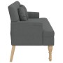 Banco con cojines tela gris oscuro 113x64,5x75,5 cm de , Bancos - Ref: Foro24-372131, Precio: 136,65 €, Descuento: %