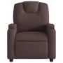 Sillón de masaje reclinable de tela marrón oscuro de , Sillones - Ref: Foro24-372370, Precio: 198,16 €, Descuento: %