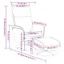 Massagesessel mit Fußstütze Kunstleder schwarz von , Sessel - Ref: Foro24-356560, Preis: 164,33 €, Rabatt: %