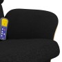 Sillón reclinable de masaje con reposapiés tela negro de , Sillones - Ref: Foro24-356624, Precio: 146,24 €, Descuento: %