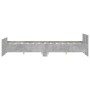 Estructura de cama con cabecero piecero gris hormigón 140x200cm de , Camas y somieres - Ref: Foro24-3203750, Precio: 146,64 €...