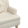 Banco con cojines tela lino 113x64,5x75,5 cm de , Bancos - Ref: Foro24-372138, Precio: 204,27 €, Descuento: %