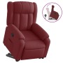 Sillón reclinable elevable tela rojo tinto en Sillones | Comprar online en Foru.es