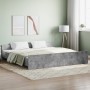 Estructura de cama con cabecero piecero gris hormigón 180x200cm de , Camas y somieres - Ref: Foro24-3203771, Precio: 157,89 €...