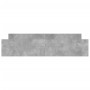 Estructura de cama con cabecero piecero gris hormigón 180x200cm de , Camas y somieres - Ref: Foro24-3203771, Precio: 157,89 €...