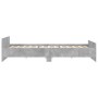 Estructura de cama con cabecero piecero gris hormigón 180x200cm de , Camas y somieres - Ref: Foro24-3203771, Precio: 157,89 €...