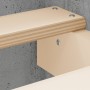 Estructura de cama con cabecero piecero gris hormigón 180x200cm de , Camas y somieres - Ref: Foro24-3203771, Precio: 157,89 €...
