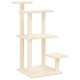 Postes rascadores para gatos con plataformas crema 98,5 cm en Mobiliario para gatos | Comprar online en Foru.es