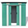 Caseta de jardín verde metal de vidaXL, Cobertizos - Ref: Foro24-42908, Precio: 201,96 €, Descuento: %