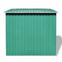 Caseta de jardín verde metal de vidaXL, Cobertizos - Ref: Foro24-42908, Precio: 201,96 €, Descuento: %