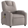Sillón de masaje reclinable de tela gris taupé de , Sillones - Ref: Foro24-372385, Precio: 270,48 €, Descuento: %