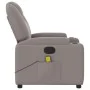 Sillón de masaje reclinable de tela gris taupé de , Sillones - Ref: Foro24-372385, Precio: 265,76 €, Descuento: %