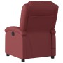 Sillón de masaje reclinable cuero sintético rojo tinto de , Sillones - Ref: Foro24-371786, Precio: 216,20 €, Descuento: %