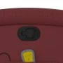 Sillón de masaje reclinable cuero sintético rojo tinto de , Sillones - Ref: Foro24-371786, Precio: 212,97 €, Descuento: %