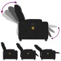 Sillón reclinable de masaje de tela negro de , Sillones - Ref: Foro24-372379, Precio: 255,49 €, Descuento: %