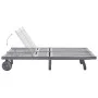 Garden lounger for 2 people and solid acacia wood cushions by , Loungers - Ref: Foro24-3061393, Price: 385,30 €, Discount: %