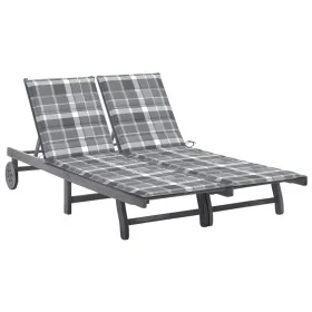 Gartenliege für 2 Personen und Auflagen aus massivem Akazienholz von , Liegen - Ref: Foro24-3061403, Preis: 380,24 €, Rabatt: %