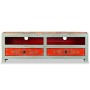 Mueble para la TV de madera de mango maciza pintada a mano de vidaXL, Muebles TV - Ref: Foro24-244595, Precio: 190,18 €, Desc...