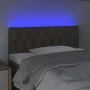 Headboard with LED in taupe gray fabric 100x7x78/88 cm by , Headboards and footboards - Ref: Foro24-3121942, Price: 56,28 €, ...