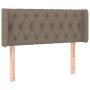Cabecero con LED de tela gris taupe 103x16x78/88 cm de , Cabeceros y pies de cama - Ref: Foro24-3123566, Precio: 61,63 €, Des...