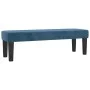 Box spring bed with dark blue velvet mattress 160x200 cm by , Beds and slatted bases - Ref: Foro24-3137975, Price: 587,95 €, ...