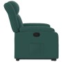 Sillón reclinable elevable tela verde oscuro en Sillones | Comprar online en Foru.es