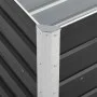 Arriate de acero galvanizado gris antracita 240x40x45 cm de , Maceteros y jardineras - Ref: Foro24-47047, Precio: 59,22 €, De...
