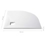 Plato de ducha SMC blanco 90x90 cm de , Platos de ducha - Ref: Foro24-146526, Precio: 141,38 €, Descuento: %