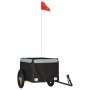 Remolque para bicicleta hierro negro y gris 30 kg de , Remolques para bicicletas - Ref: Foro24-94077, Precio: 83,49 €, Descue...